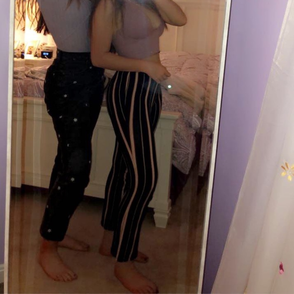 Billabong Striped Flare Pants